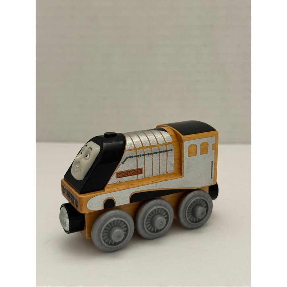 Thomas & Friends Spencer Wooden Railway Train Engine Magnetic